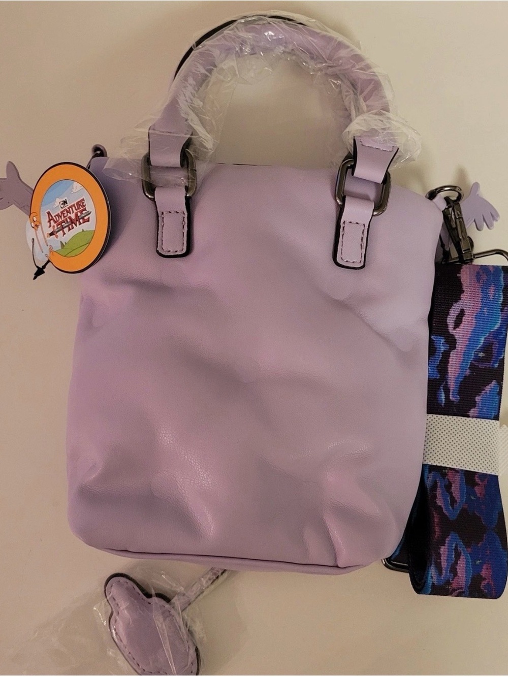 Boxlunch Adventure Time Space Princess Lumpy Purse Handbag Crossbody Mini Tote - Picture 7 of 13